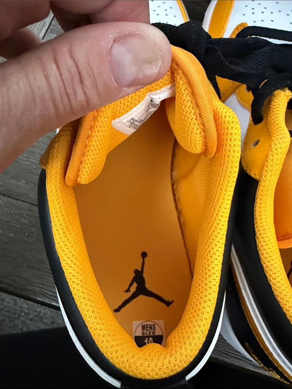 Men's Low-Top Athletic Sneakers in Orange, White & Black